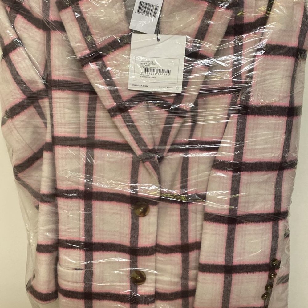 BILLIE BLAZER COAT IN FIG CHECK-6